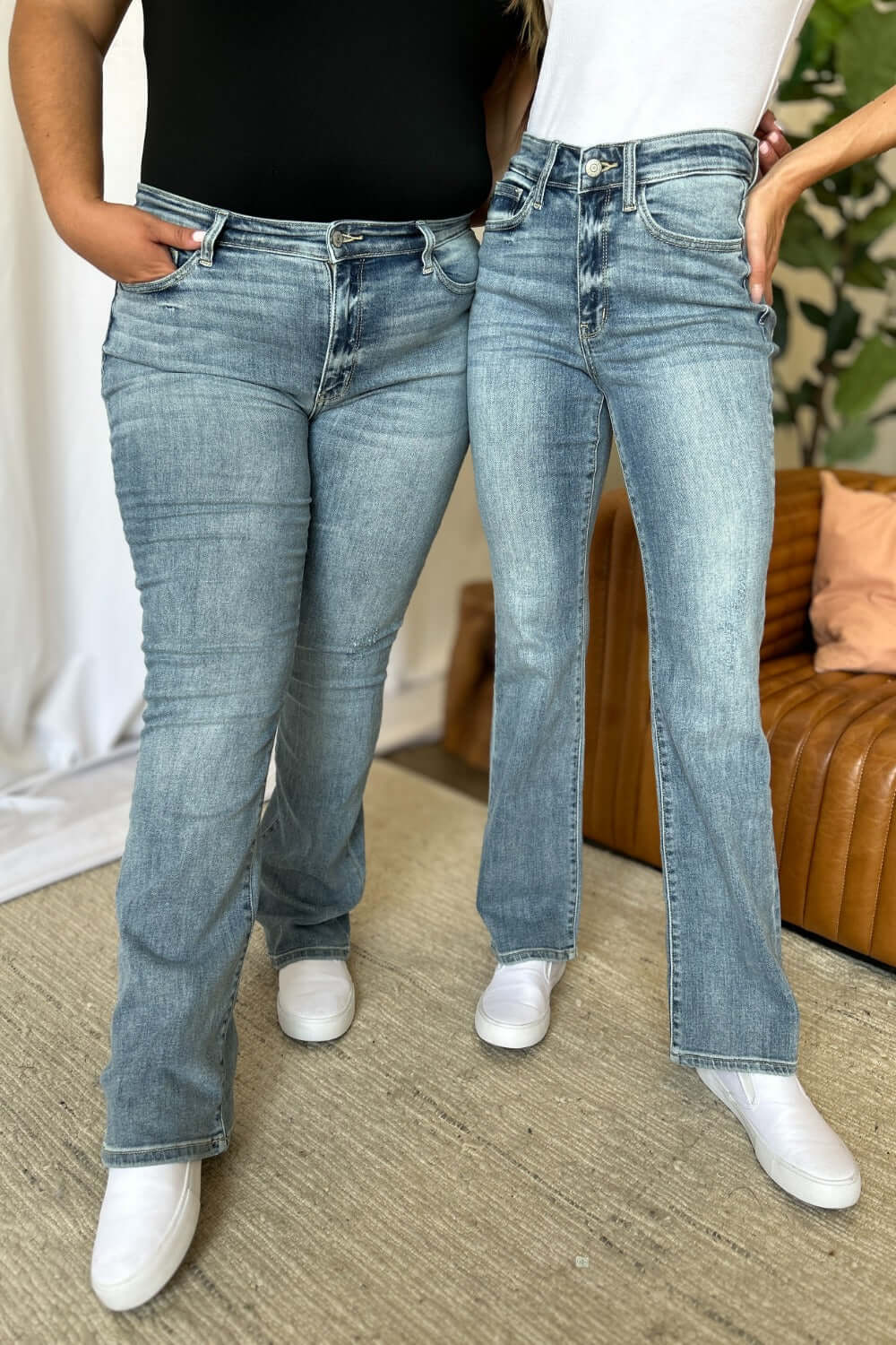 Judy Blue Full Size Medium Rise Bootcut Jeans - In Style Chics Boutique LLC