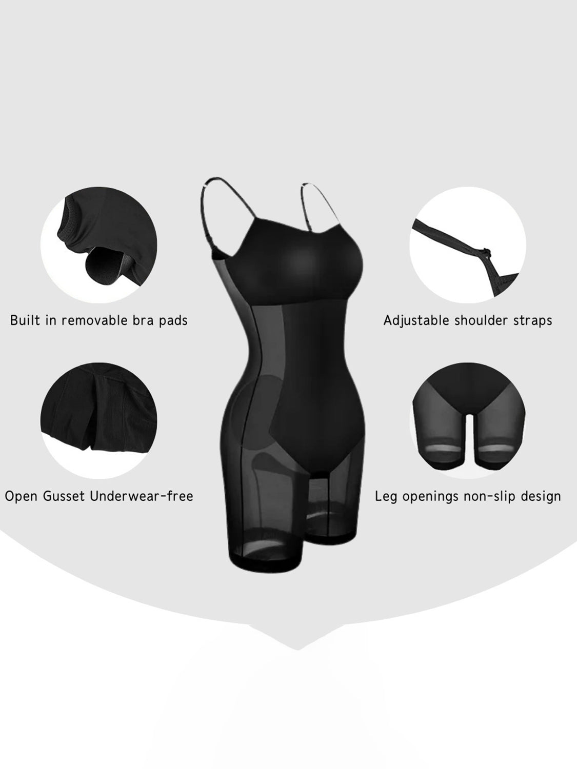 Built-In Shapewear Sleeveless Black Maxi Dress - Little Black Dress - In Style Chics Boutique