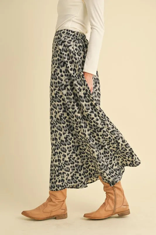 Leopard Midi Skirt - In Style Chics Boutique