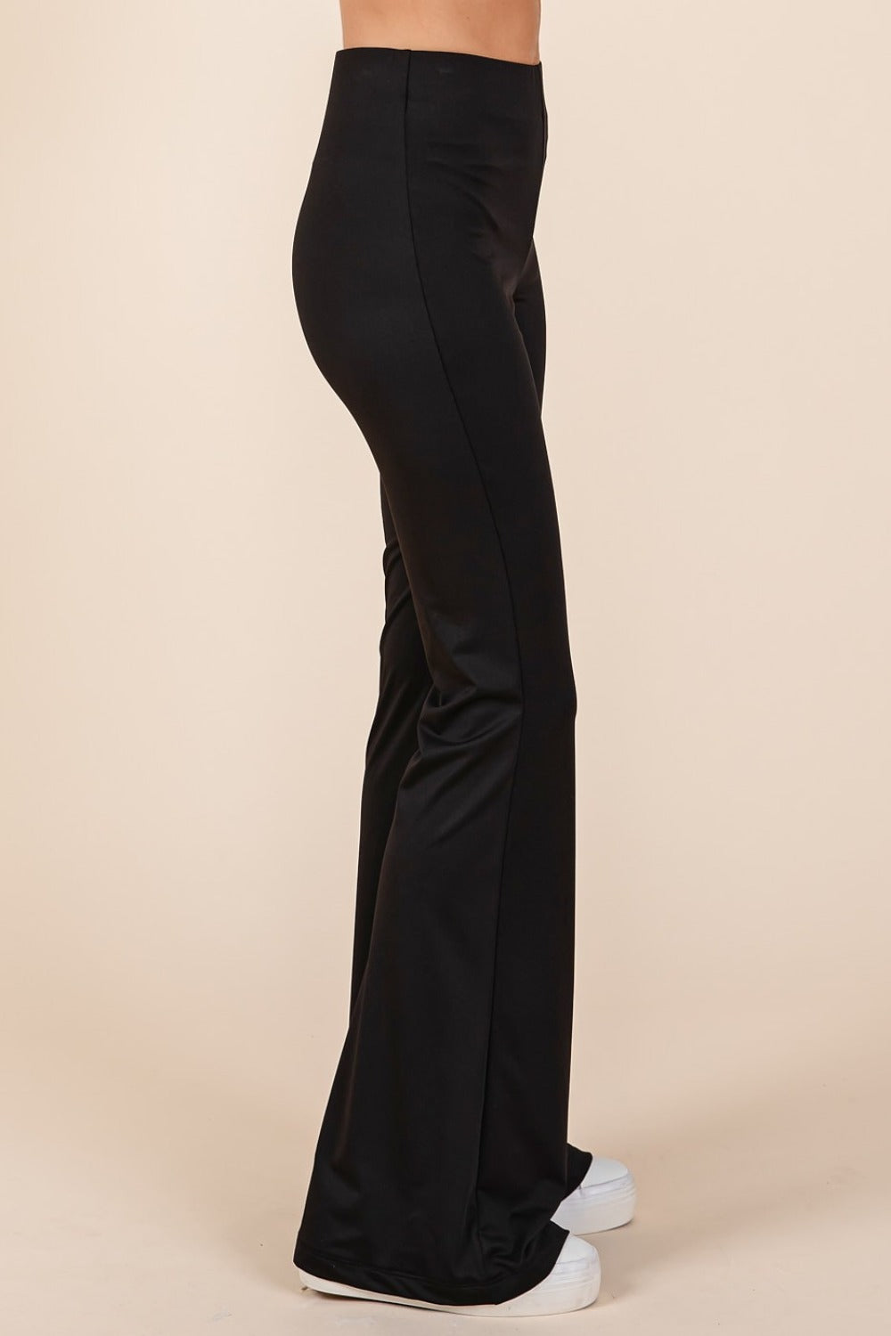 Mittoshop Stretchy Soft Elastic Waist Flare Pants - In Style Chics Boutique LLC