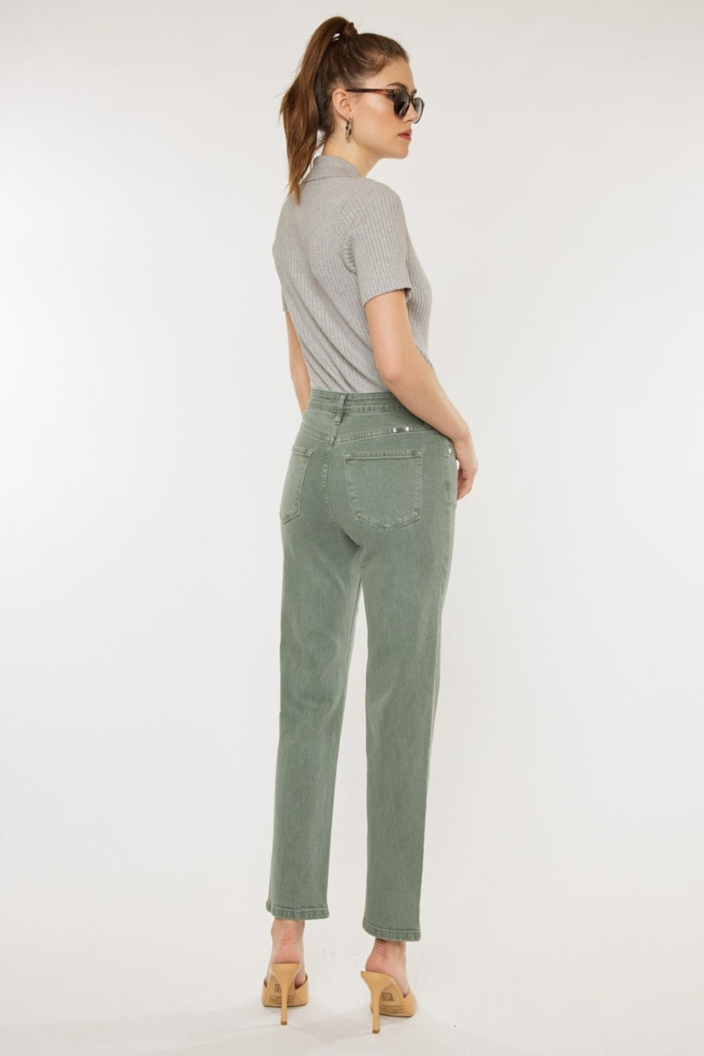 Kancan Ultra High Rise Straight Jeans - In Style Chics Boutique LLC