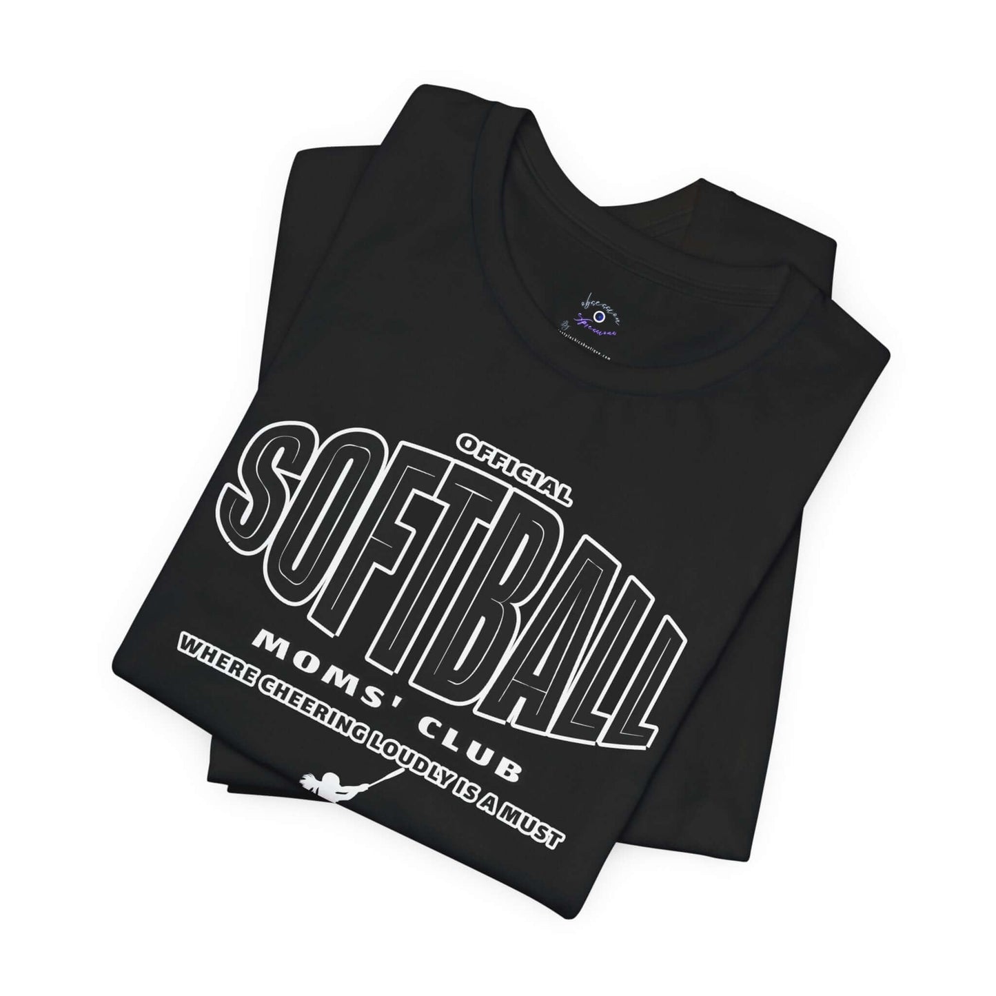 Softball Mom Short Sleeve Tee - Cute Graphic Ts for Women - In Style Chics Boutique Online Women's Juniors Plus Size Apparel