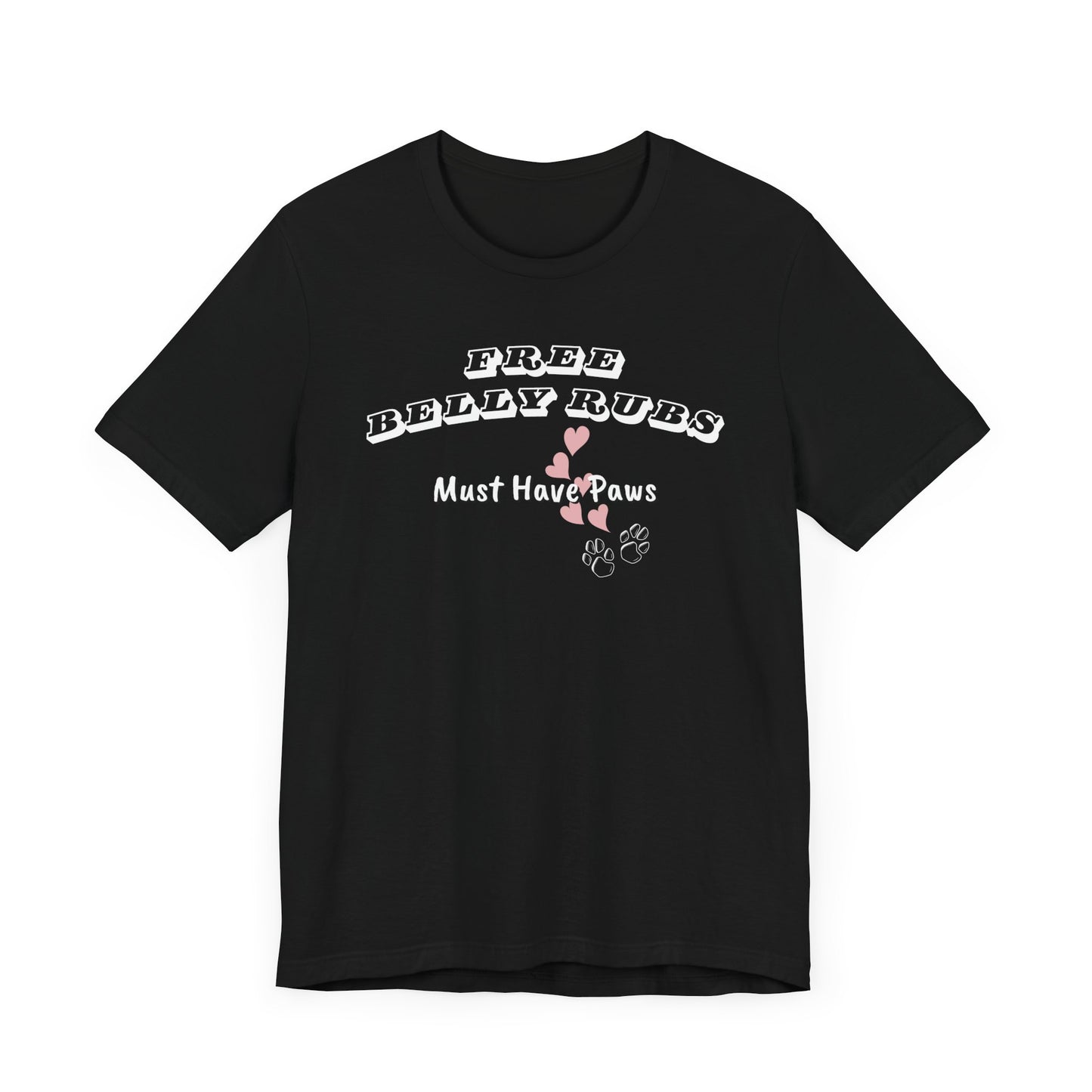 Dog Lover Tee Free Belly Rubs - Cute graphic Ts - Obsession Expressions by In Style Chics Boutique
