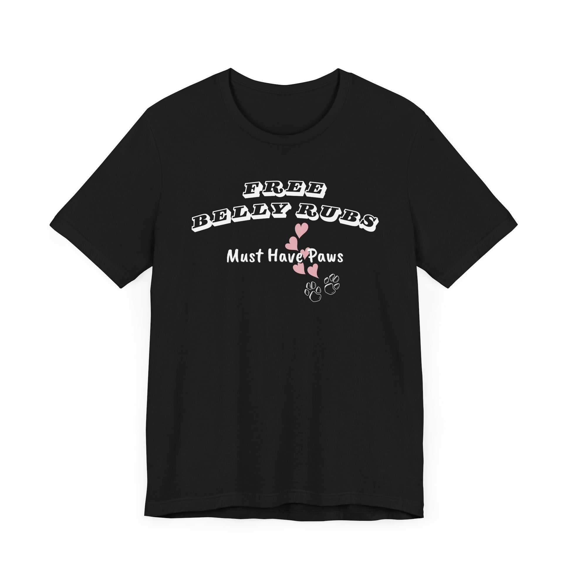 Dog Lover Tee Free Belly Rubs - Cute graphic Ts - Obsession Expressions by In Style Chics Boutique