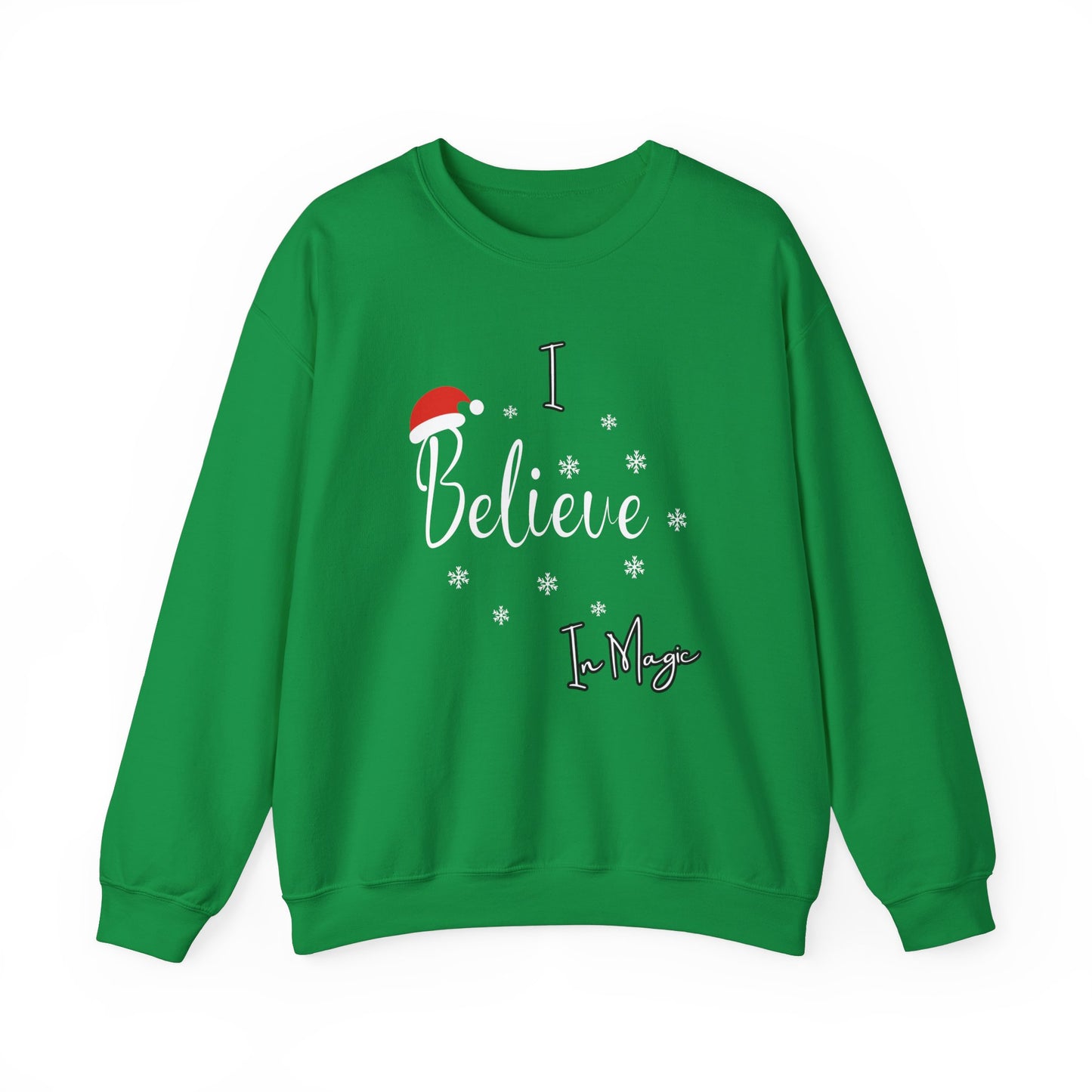 Unisex Heavy Blend™ Crewneck "Believe" Graphic Sweatshirt