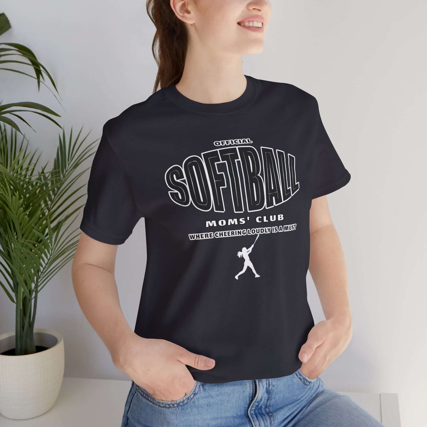 Softball Mom Short Sleeve Tee - Cute Graphic Ts for Women - In Style Chics Boutique Online Women's Juniors Plus Size Apparel