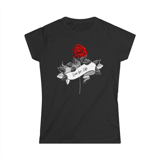 Women's Softstyle Graphic Tee - "Love for Life" - In Style Chics Boutique LLC