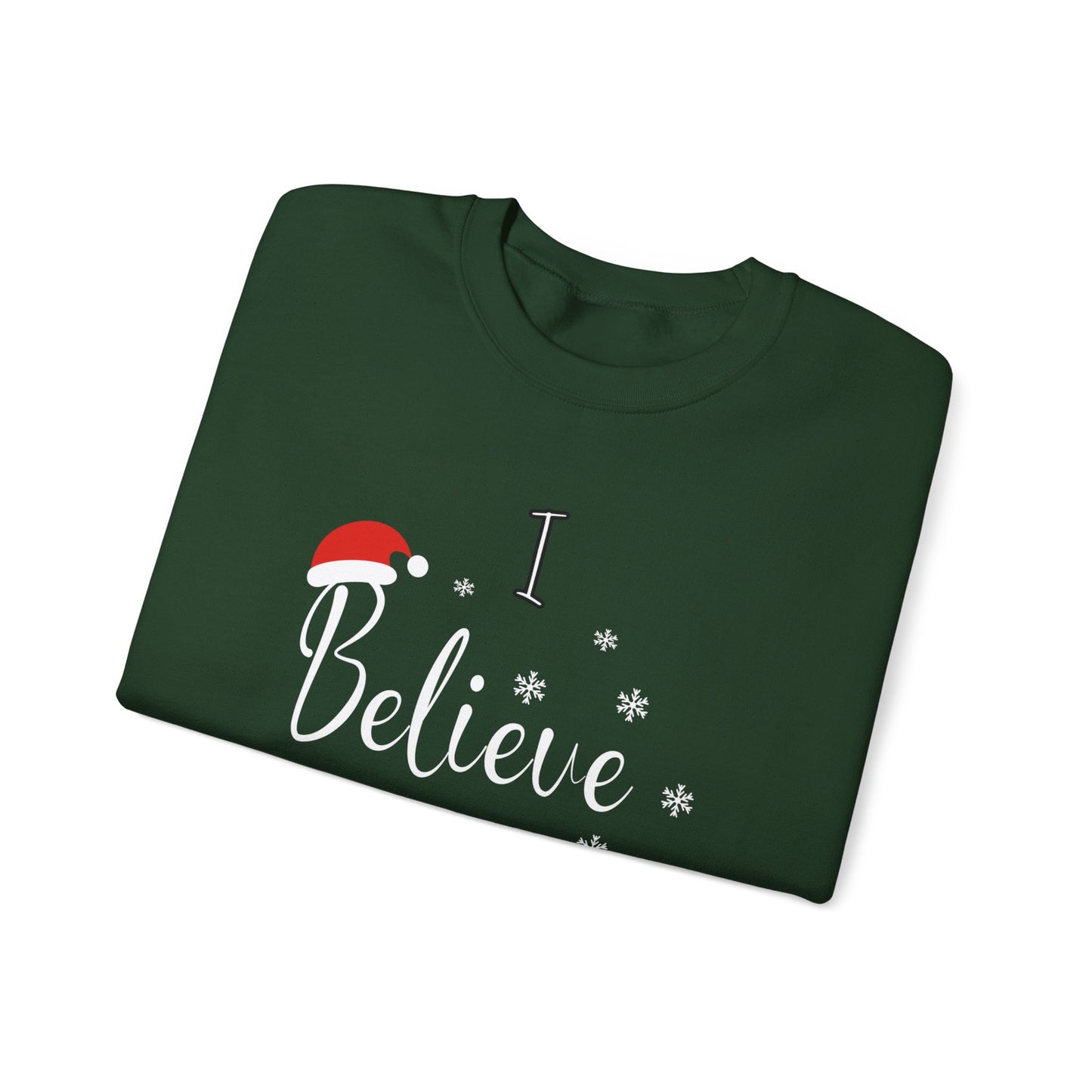 Unisex Heavy Blend™ Crewneck "Believe" Graphic Sweatshirt