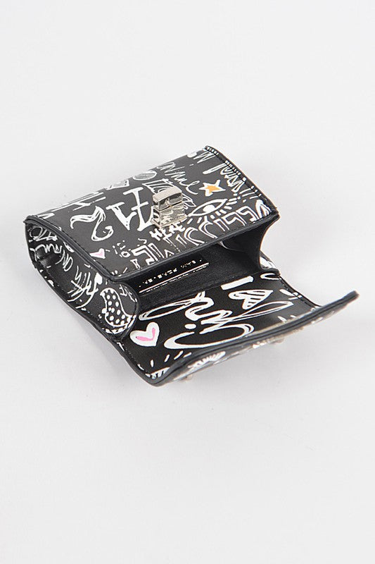 Petite Mini Graffiti Swing Bag - In Style Chics Boutique LLC