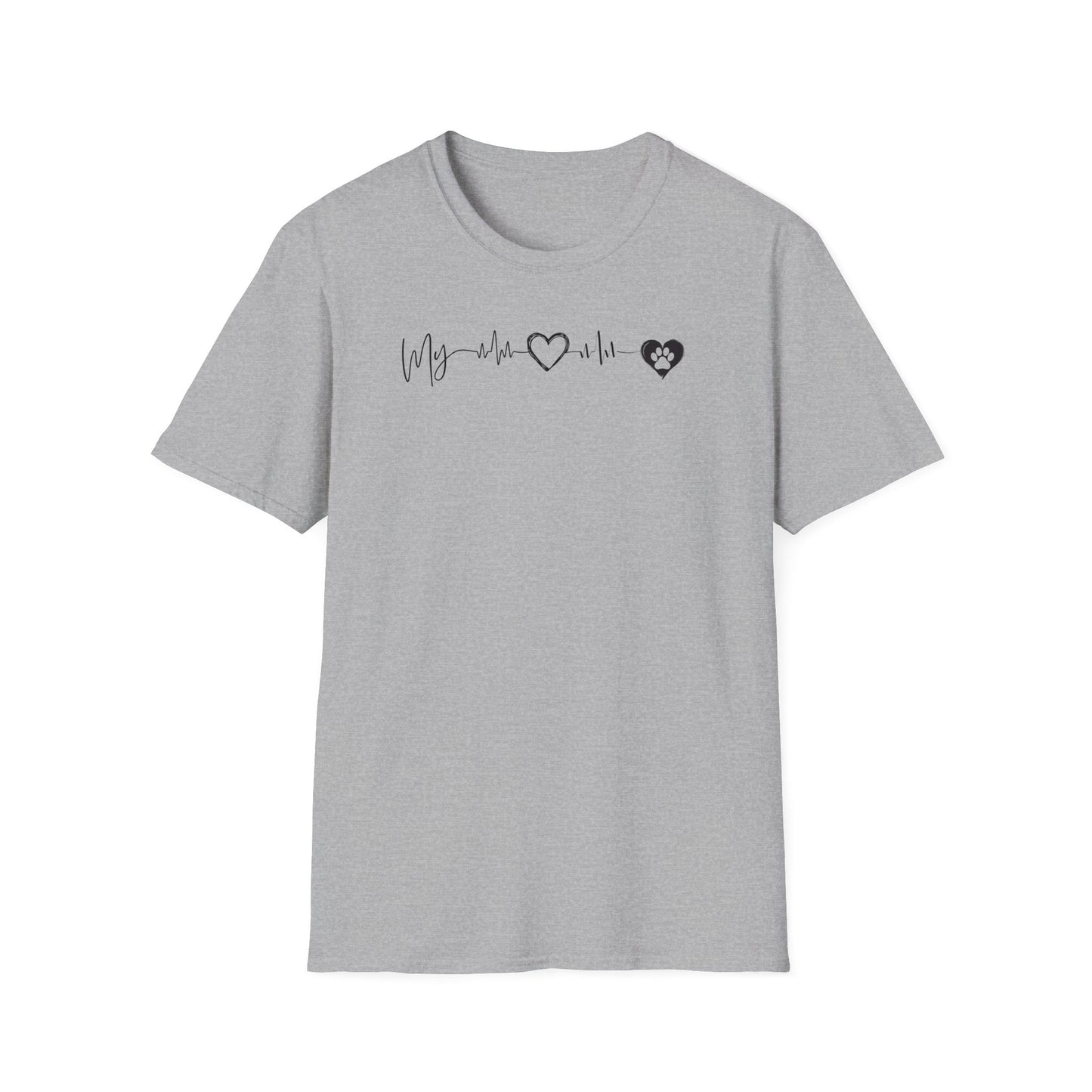 Unisex Softstyle Graphic T-Shirt for Dog Lovers - In Style Chics Boutique LLC