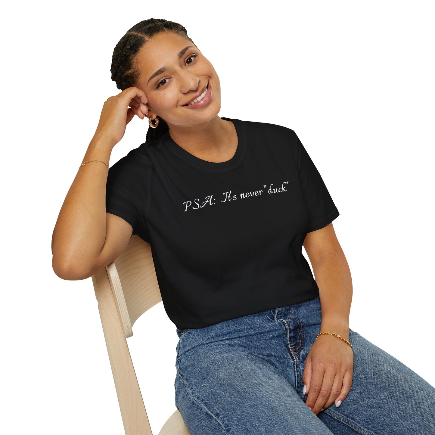 Unisex Softstyle Graphic T-Shirt - "PSA..." - In Style Chics Boutique LLC