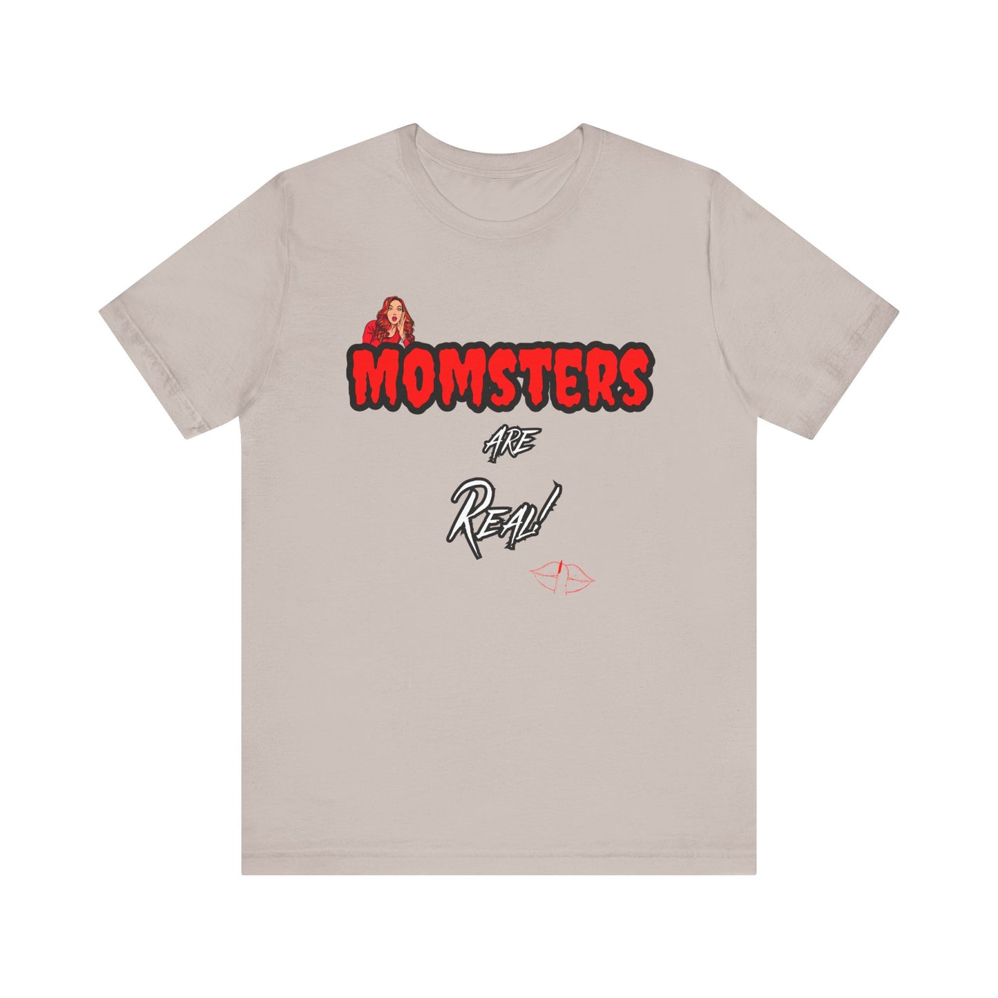 Unisex Jersey Short Sleeve Halloween Graphic T -"Momsters..." Light Color Tees - In Style Chics Boutique LLC