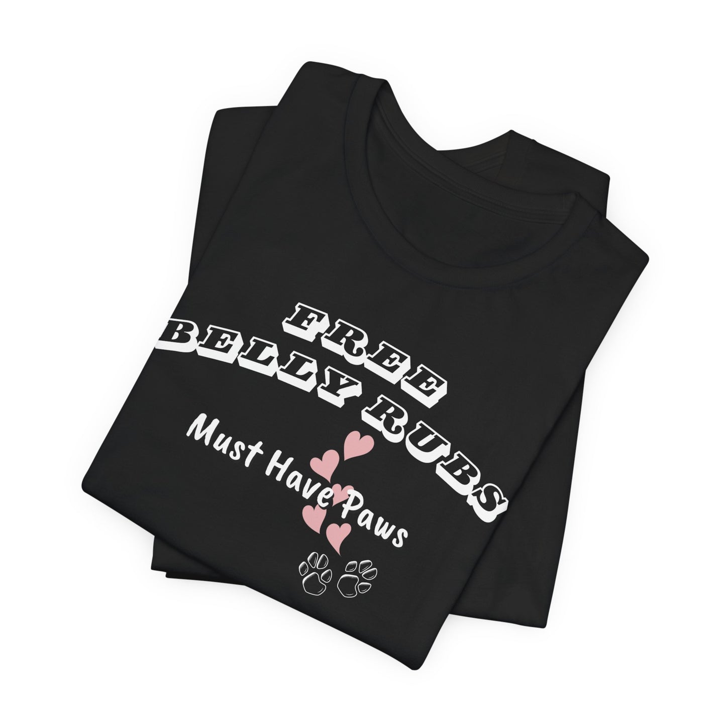 Dog Lover Tee Free Belly Rubs - Cute graphic Ts - Obsession Expressions by In Style Chics Boutique