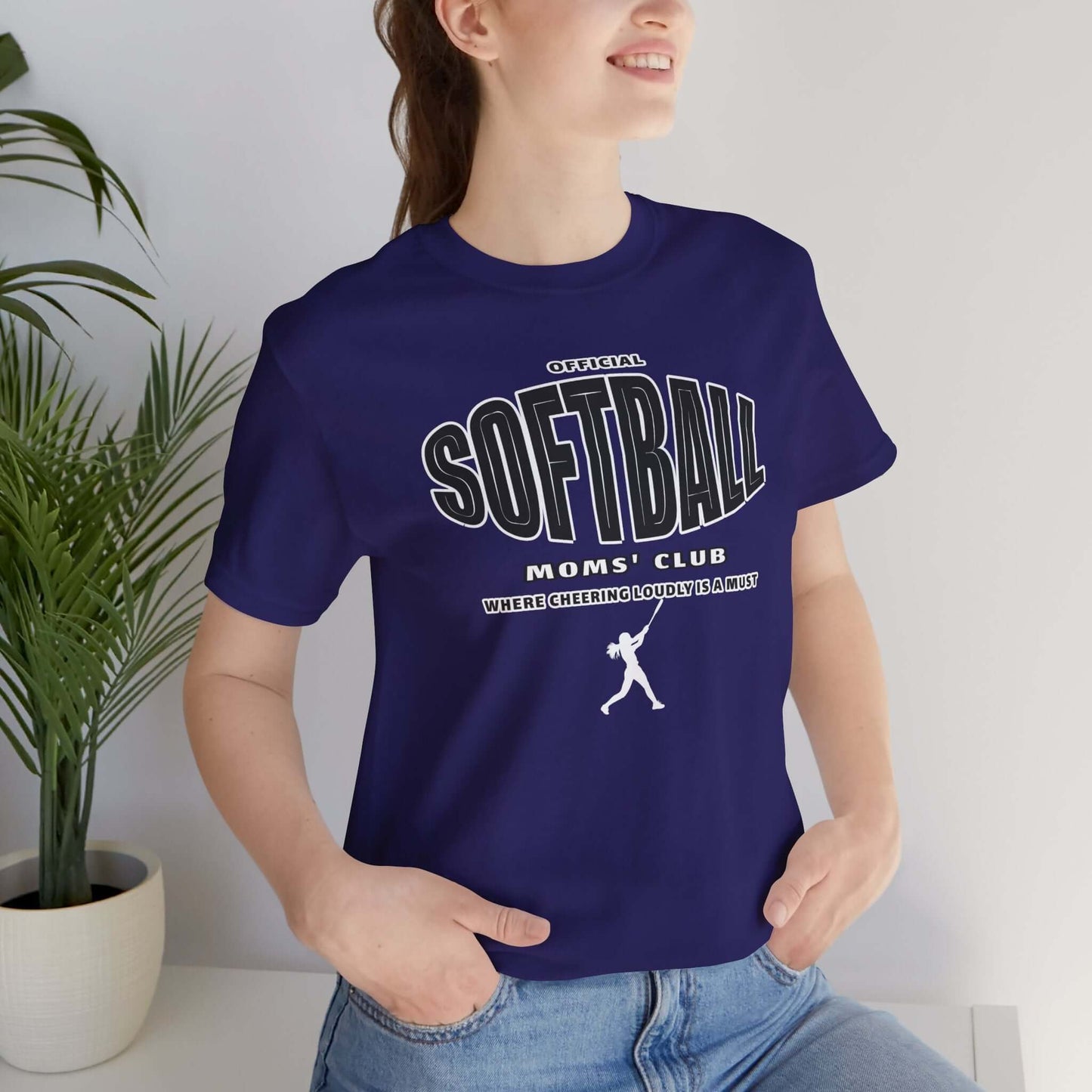 Softball Mom Short Sleeve Tee - Cute Graphic Ts for Women - In Style Chics Boutique Online Women's Juniors Plus Size Apparel