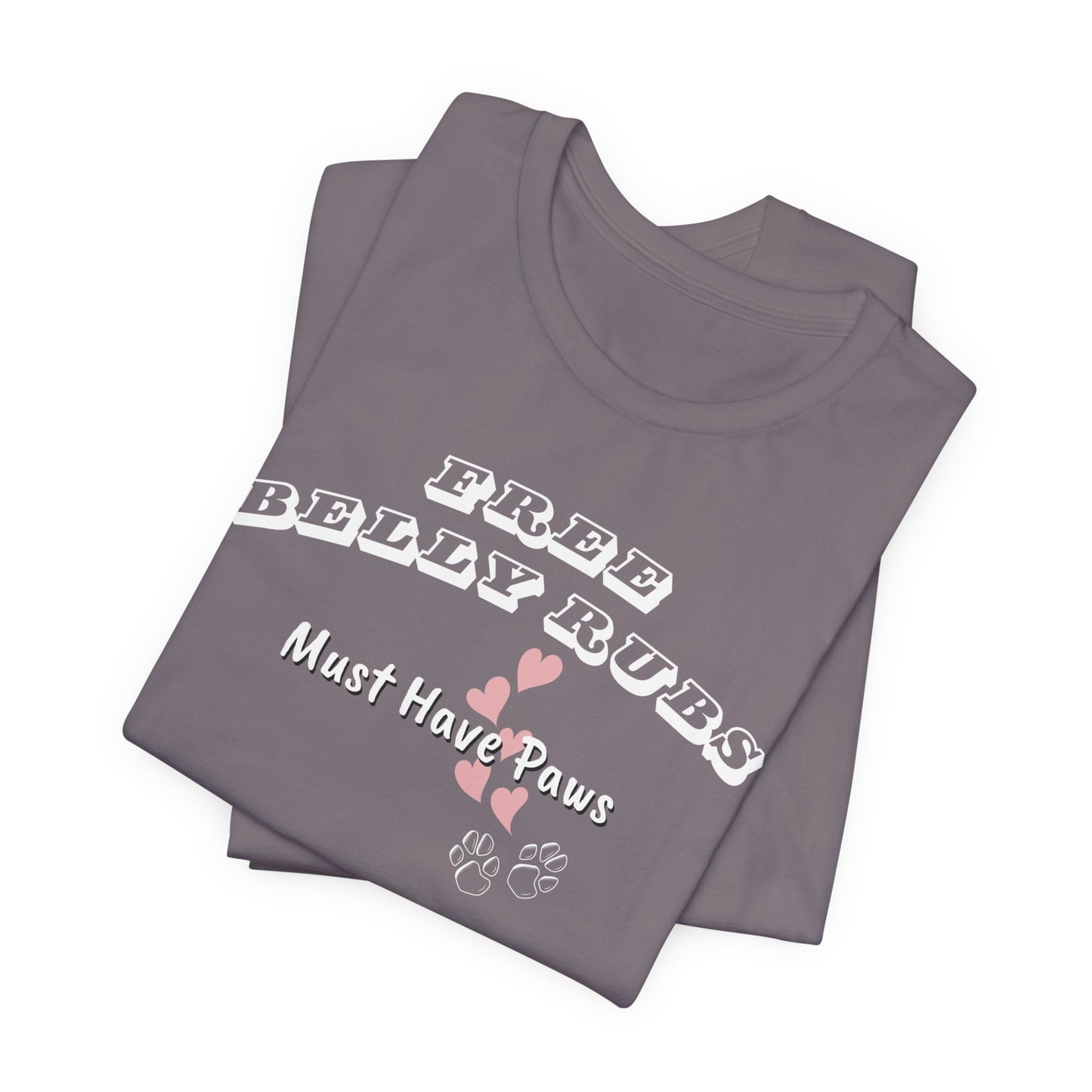Dog Lover Tee Free Belly Rubs - Cute graphic Ts - Obsession Expressions by In Style Chics Boutique