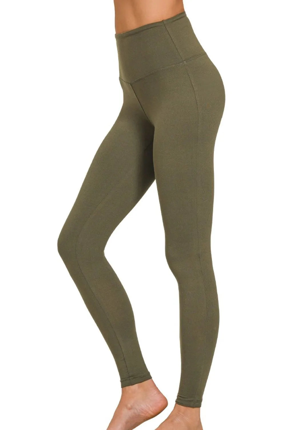 Premium Microfiber Wide Waistband Leggings - In Style Chics Boutique