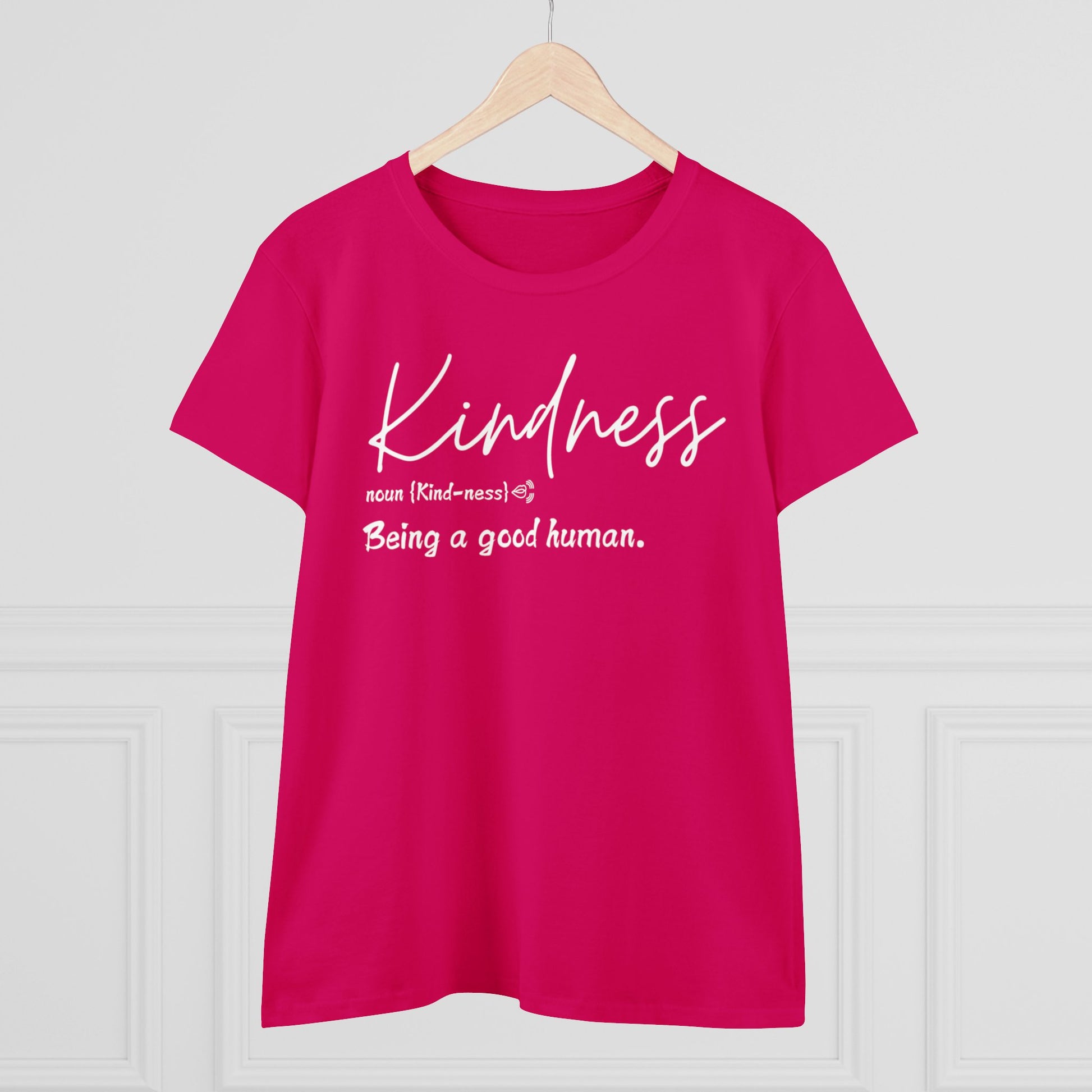 Women's Midweight Cotton "Kindness" Graphic Tee - In Style Chics Boutique LLC