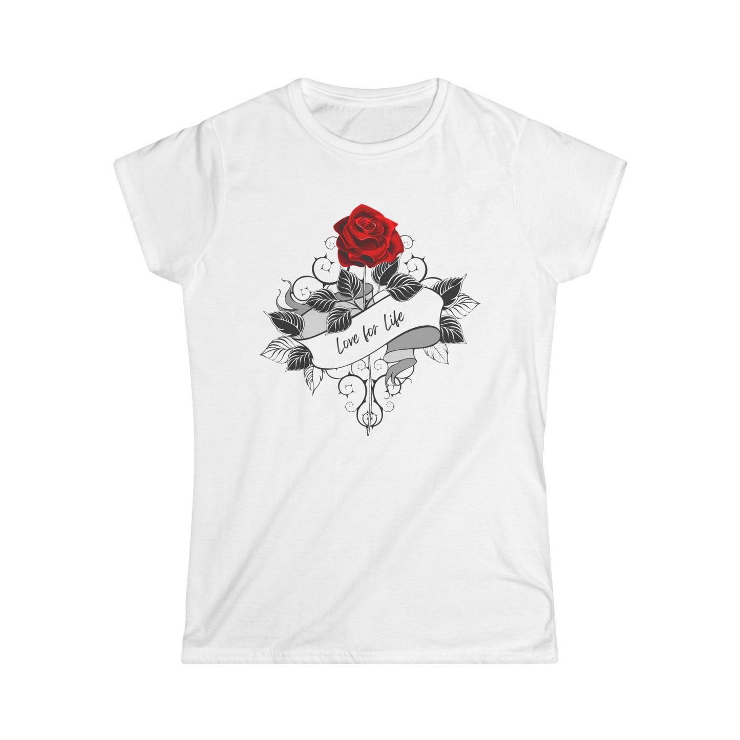 Women's Softstyle Graphic Tee - "Love for Life" - In Style Chics Boutique LLC