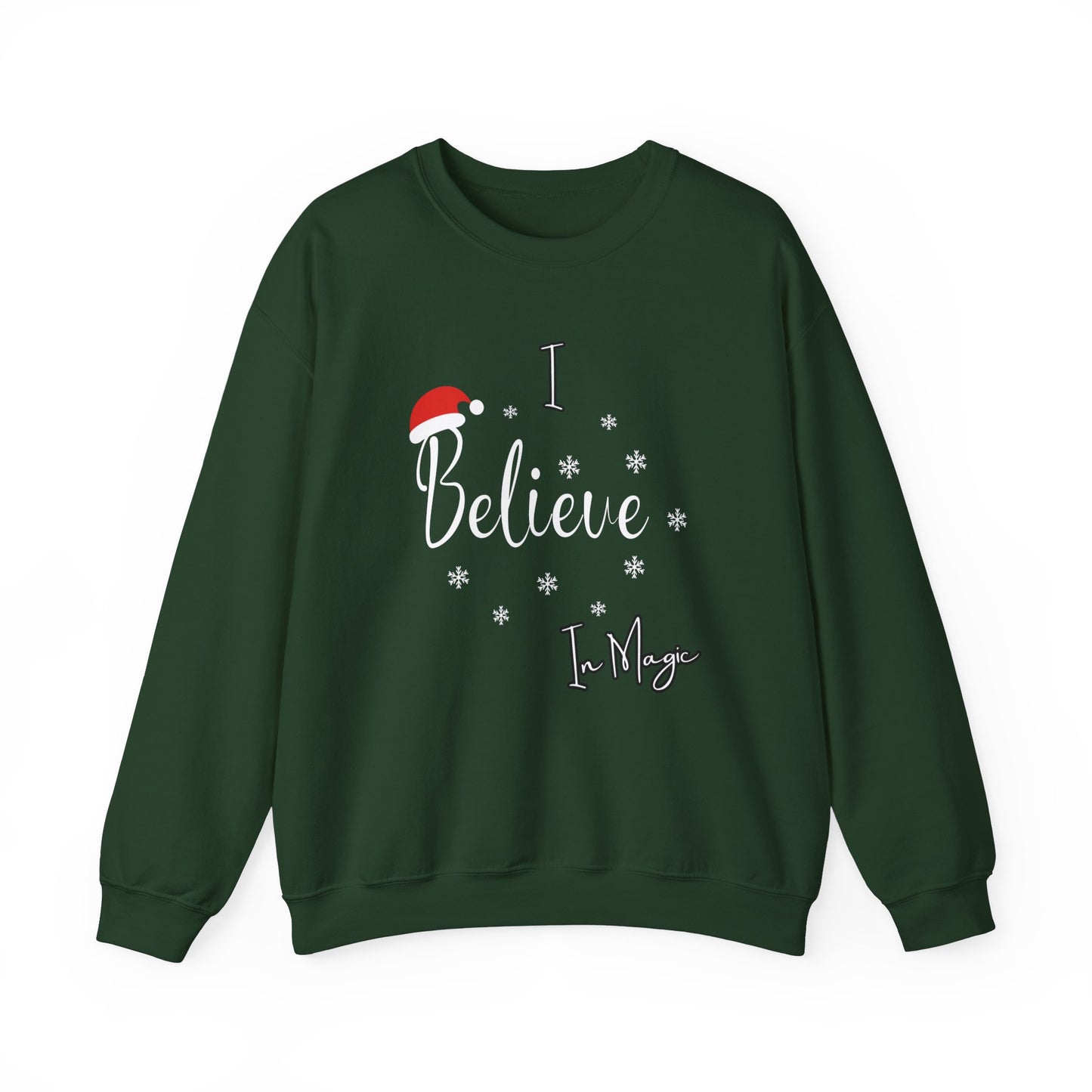 Unisex Heavy Blend™ Crewneck "Believe" Graphic Sweatshirt