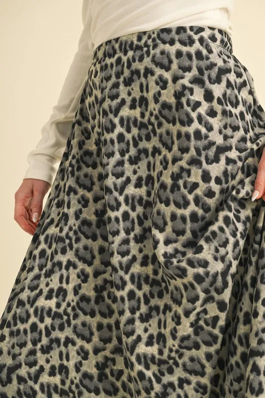Leopard Midi Skirt - In Style Chics Boutique