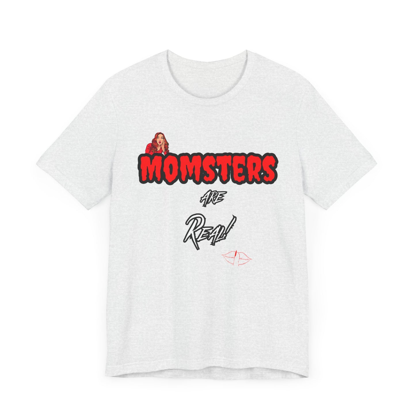 Unisex Jersey Short Sleeve Halloween Graphic T -"Momsters..." Light Color Tees - In Style Chics Boutique LLC