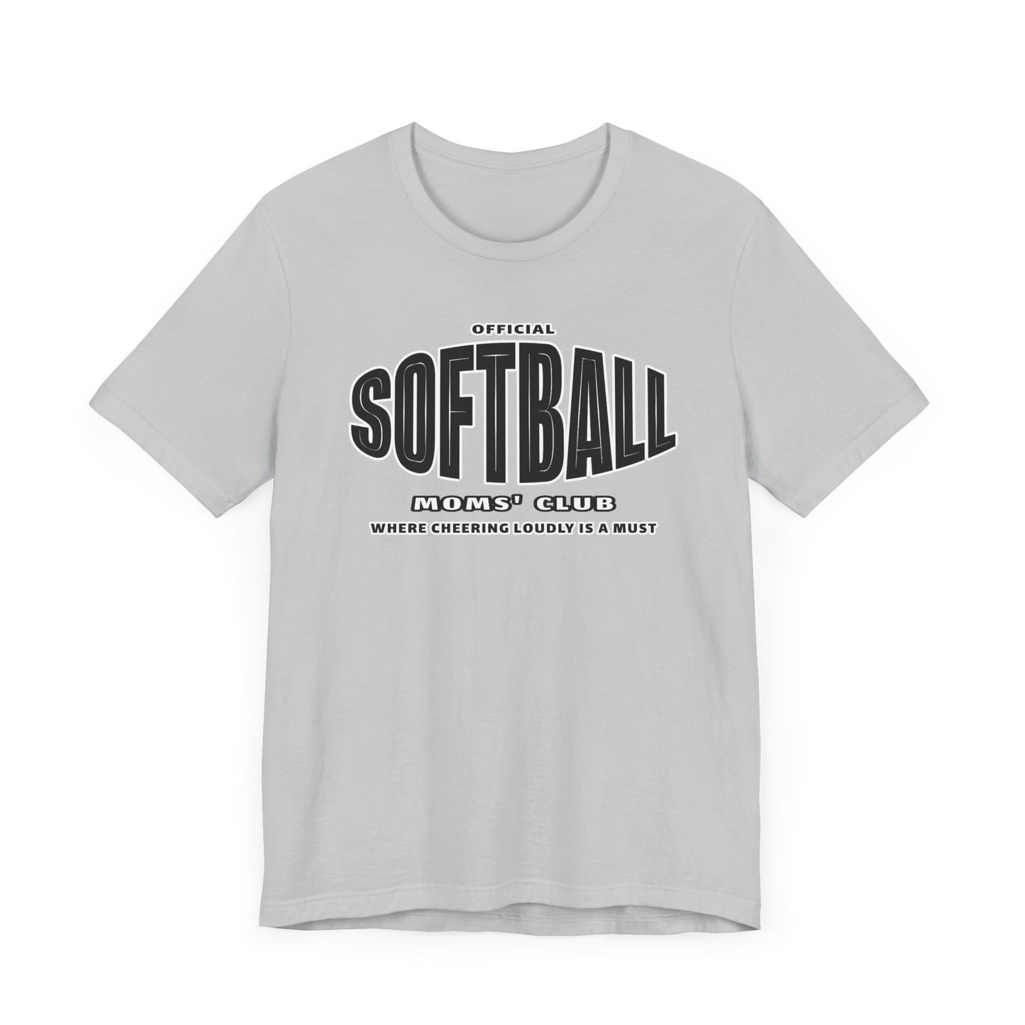 Softball Moms' Club Short Sleeve Tee - Obsession Expressions by In Style Chics Boutique Cute Graphic Ts