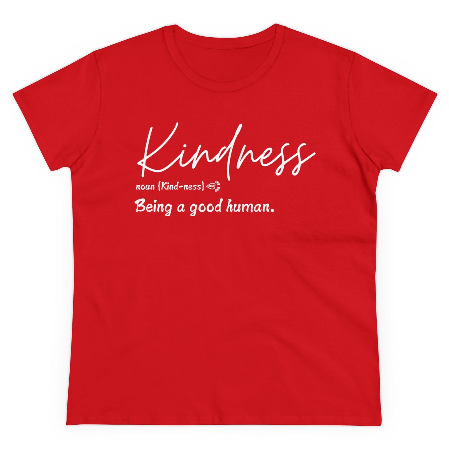 Women's Midweight Cotton "Kindness" Graphic Tee - In Style Chics Boutique LLC