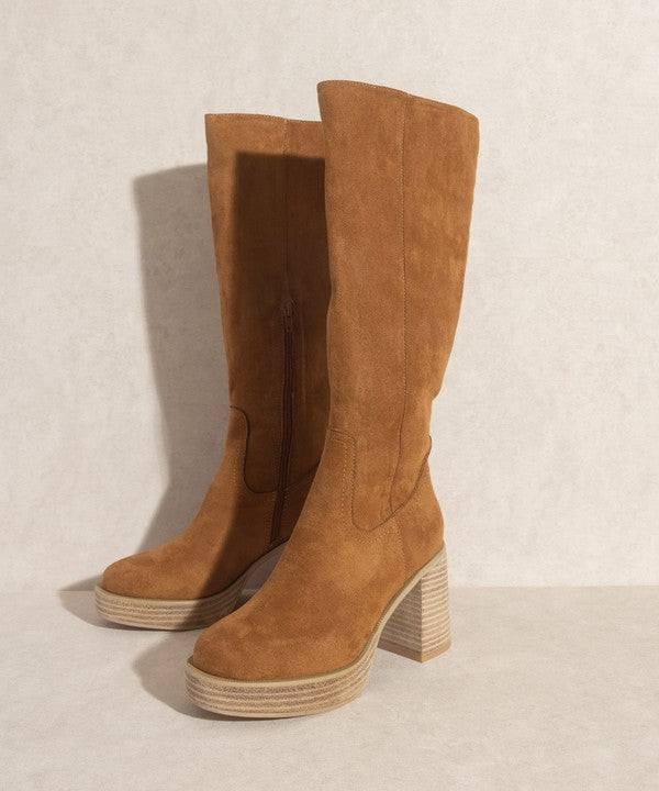 Oasis Society Juniper - Platform Knee-High Boots - In Style Chics Boutique LLC