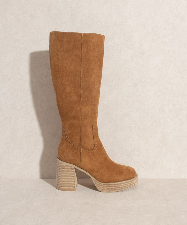 Oasis Society Juniper - Platform Knee-High Boots - In Style Chics Boutique LLC