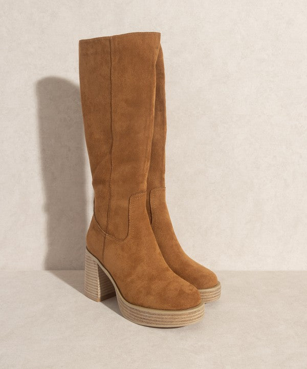Oasis Society Juniper - Platform Knee-High Boots - In Style Chics Boutique LLC