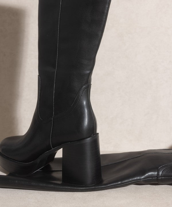 Oasis Society Juniper - Platform Knee-High Boots - In Style Chics Boutique LLC