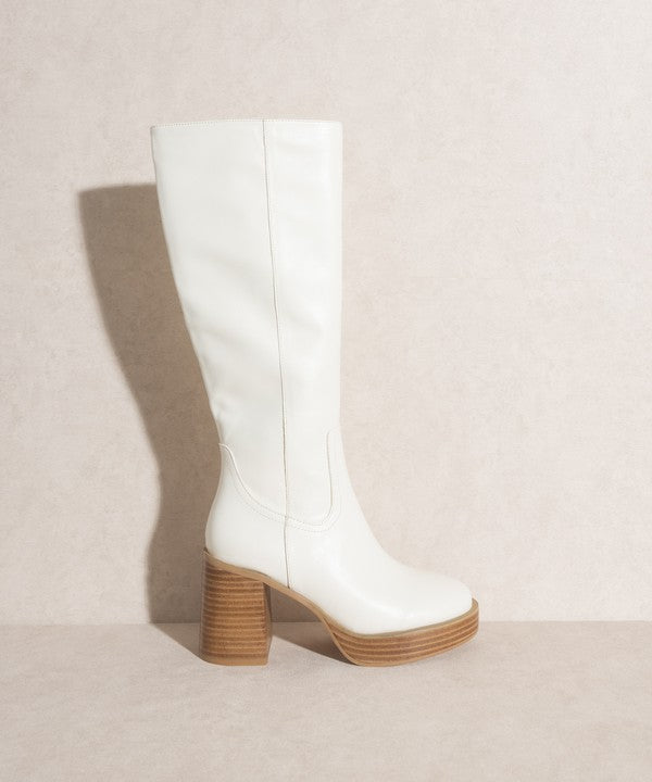Oasis Society Juniper - Platform Knee-High Boots - In Style Chics Boutique LLC