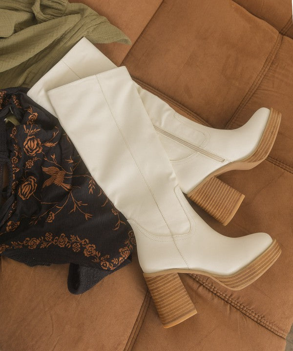 Oasis Society Juniper - Platform Knee-High Boots - In Style Chics Boutique LLC