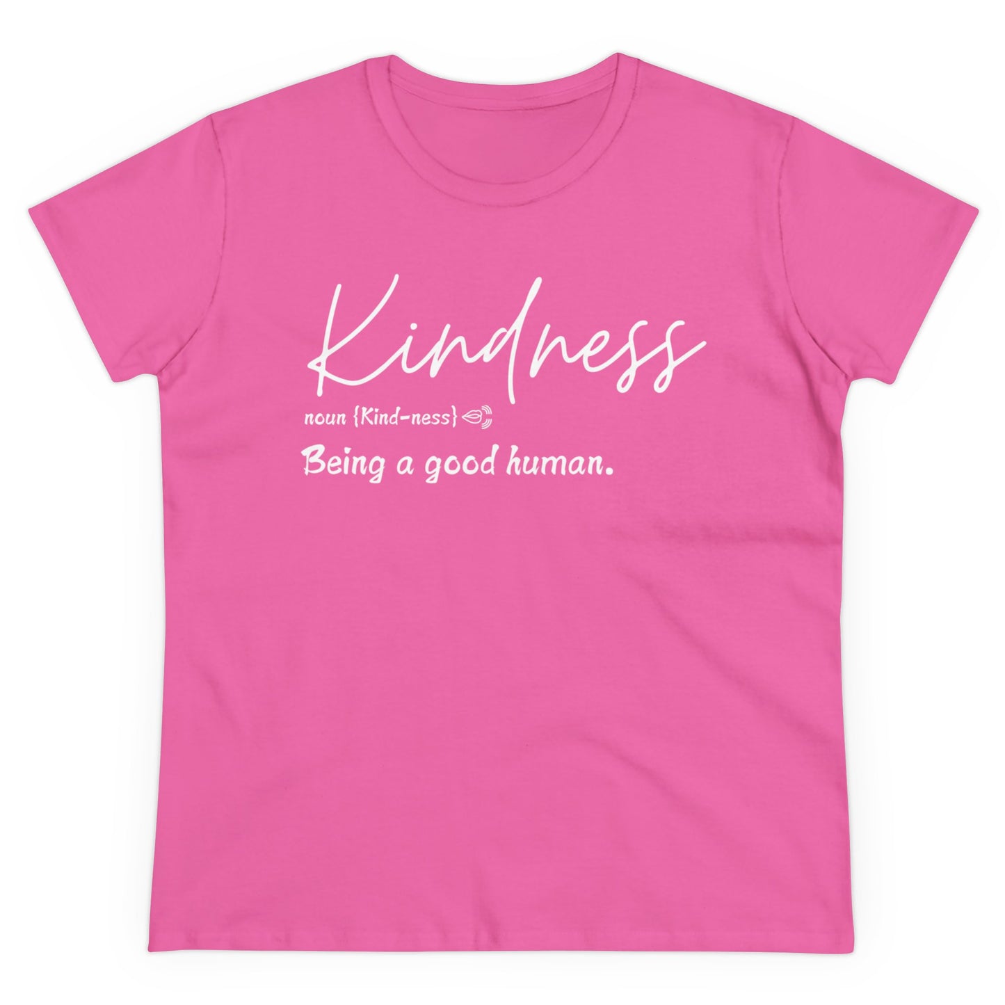 Women's Midweight Cotton "Kindness" Graphic Tee - In Style Chics Boutique LLC