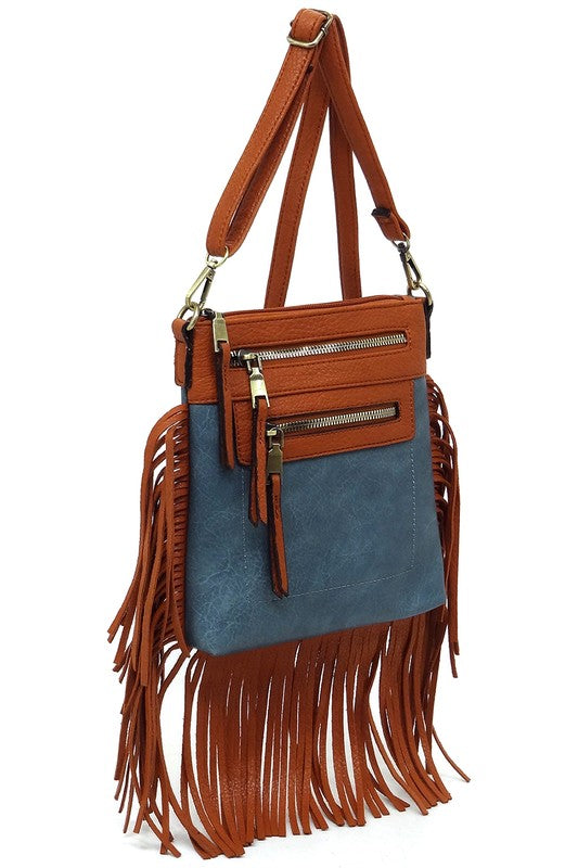 Western Fringe Crossbody Bag - In Style Chics Boutique LLC