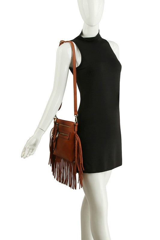 Western Fringe Crossbody Bag - In Style Chics Boutique LLC