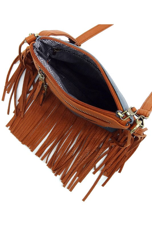 Western Fringe Crossbody Bag - In Style Chics Boutique LLC