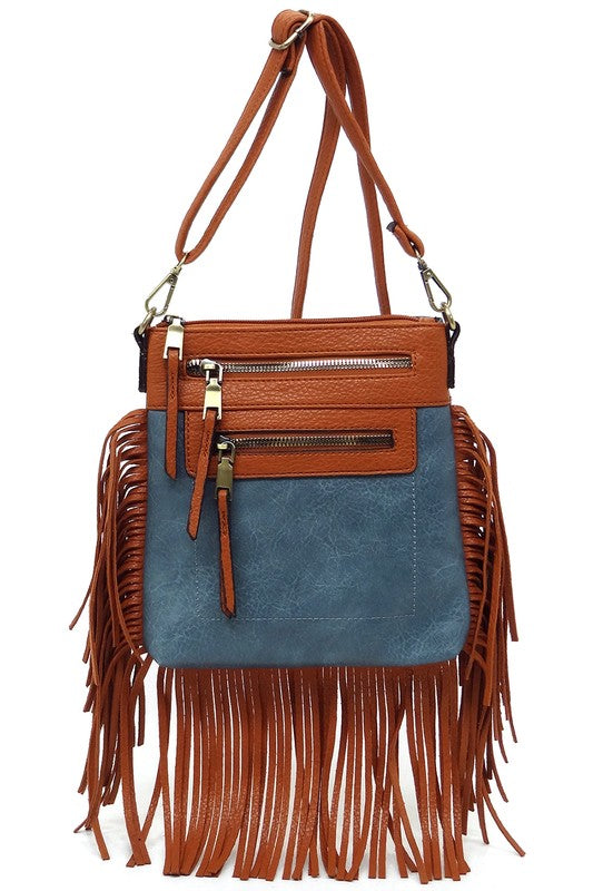 Western Fringe Crossbody Bag - In Style Chics Boutique LLC