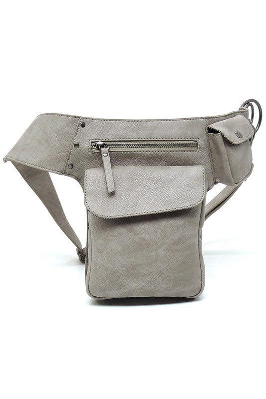 Fashion Ring Fanny Pack Sling Bag - In Style Chics Boutique LLC