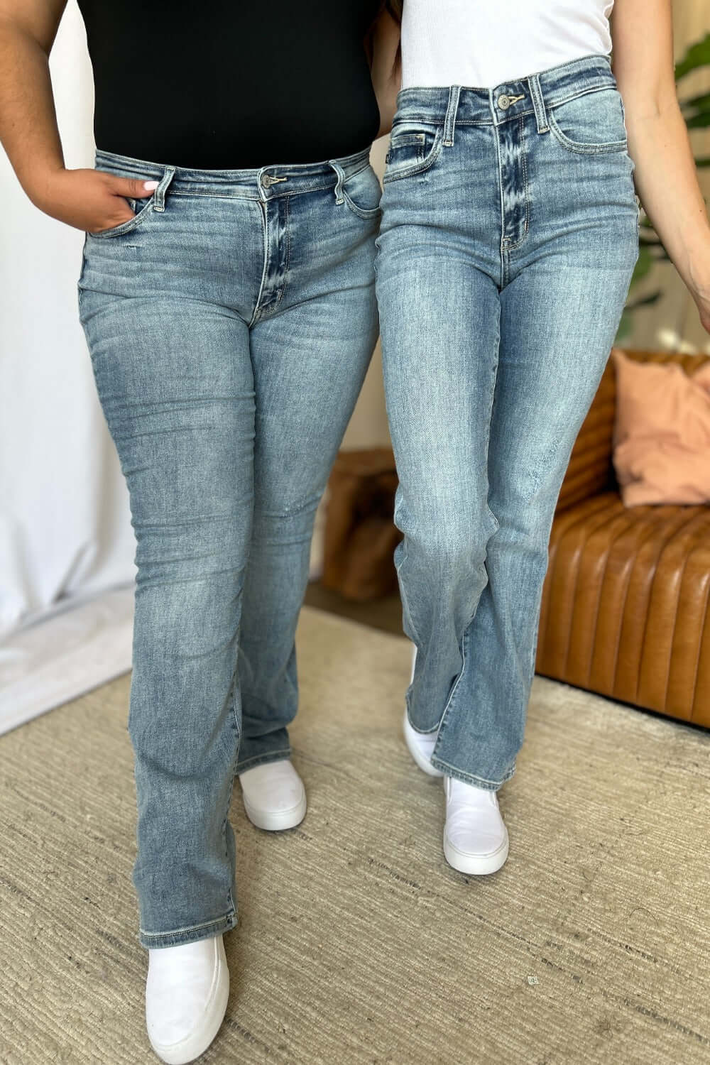 Judy Blue Full Size Medium Rise Bootcut Jeans - In Style Chics Boutique LLC