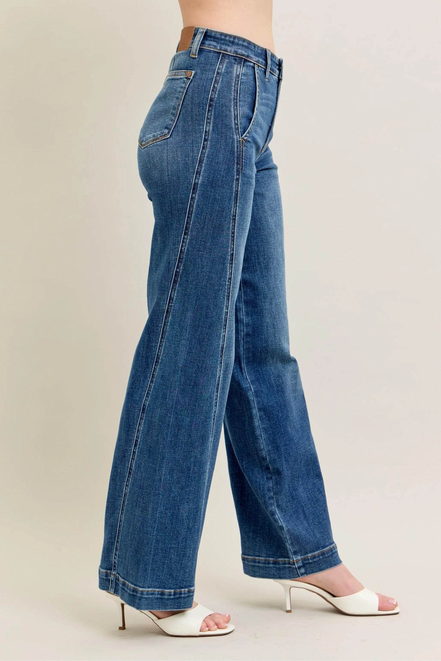 Judy Blue Wide Leg Jeans High Waist - Best Jeans for Women - In Style Chics Boutique Quality Denim