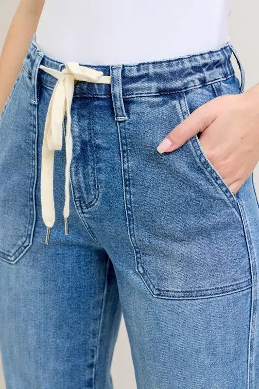 Judy Blue High Waist Denim Joggers