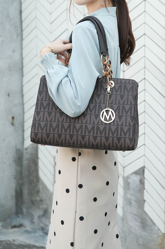 MKF Collection Sirna M Signature Tote Bag by Mia k - In Style Chics Boutique LLC