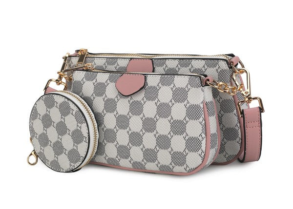 MKF Evanna Women's 3 pcs Crossbody Bag by Mia K - In Style Chics Boutique LLC