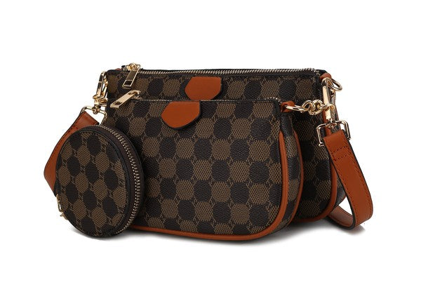 MKF Evanna Women's 3 pcs Crossbody Bag by Mia K - In Style Chics Boutique LLC