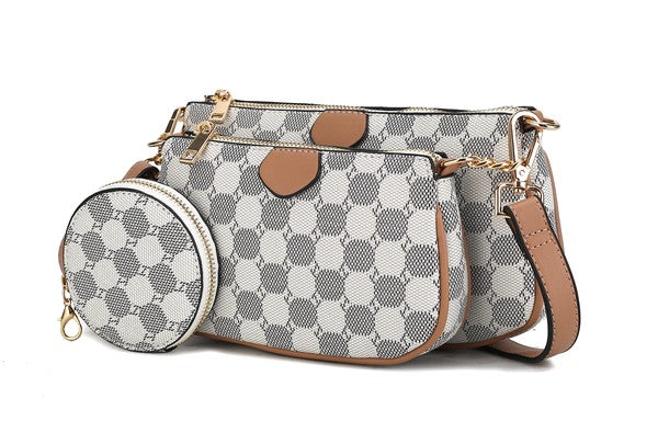 MKF Evanna Women's 3 pcs Crossbody Bag by Mia K - In Style Chics Boutique LLC