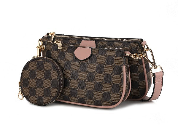 MKF Evanna Women's 3 pcs Crossbody Bag by Mia K - In Style Chics Boutique LLC