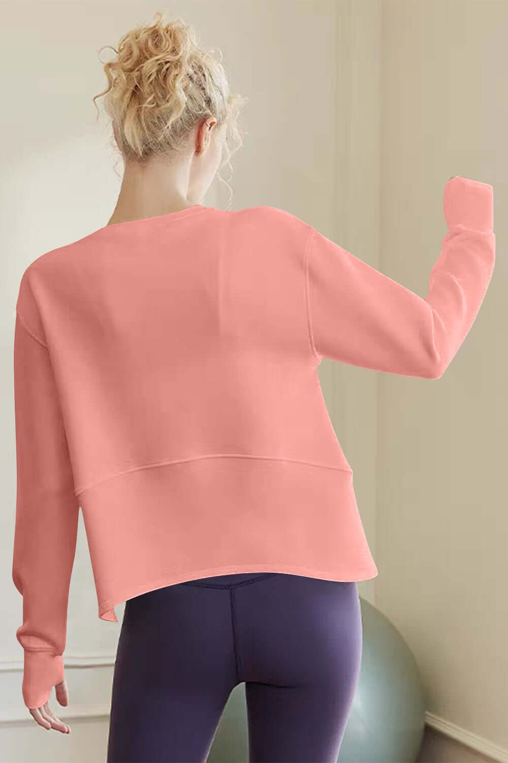 Basic Bae Air Scuba Round Neck Long Sleeve Sweatshirt - In Style Chics Boutique LLC