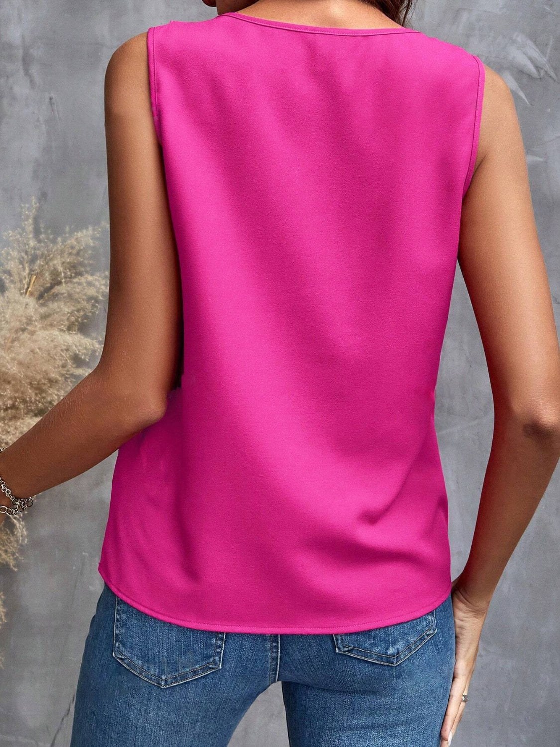Ruffled V-Neck Tank - More Colors! - In Style Chics Boutique LLC
