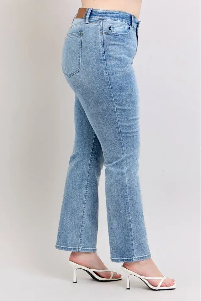 Judy Blue Plus Size High Waist Dad Jeans - shop women's plus size - In Style Chics Boutique